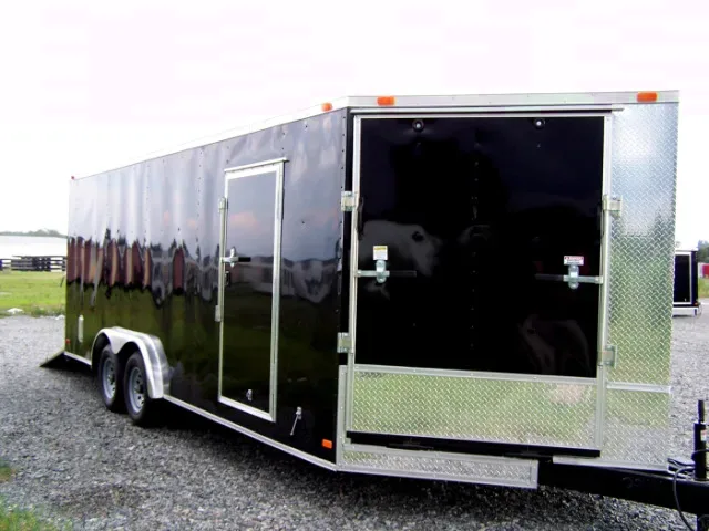 Enclosed 20ft Black ATV  Trailer