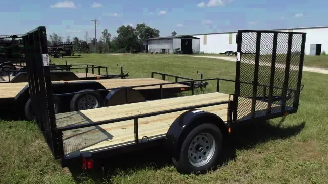 12ft ATV /Utility Trailer w/Side and Rear Ramp Gate