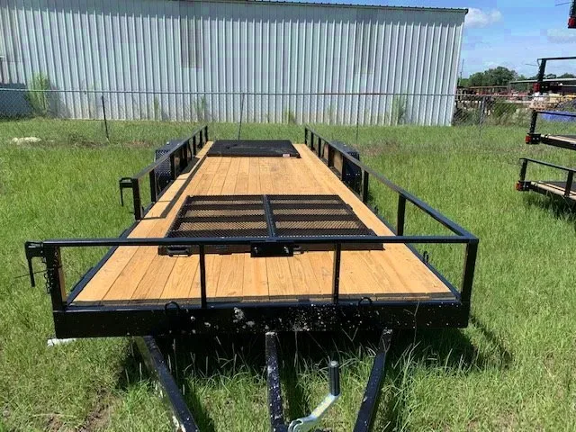 24FT OPEN BP ATV TRAILER W/2 GATES
