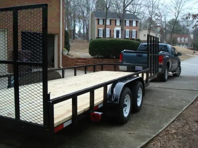 20FT ATV Trailer w/Treated Wood Floor