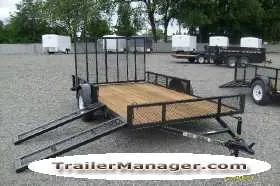 7X12 ATV Side Load Single Axle