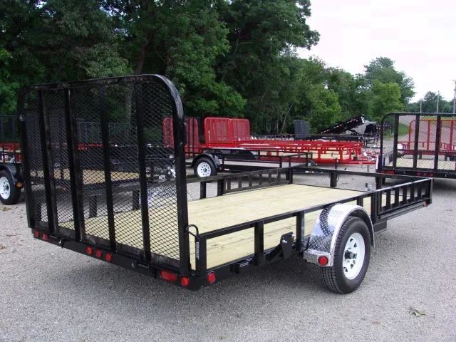 14ft Side and Rear Ramp ATV Trailer