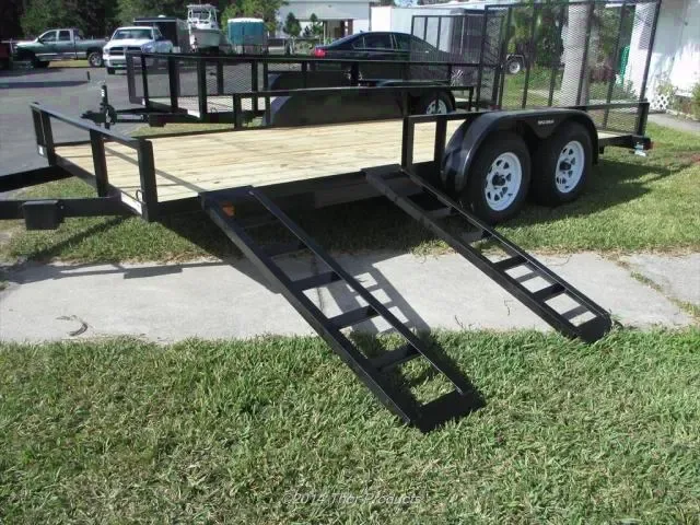 7x16 Tandem Axle ATV Utility Trailer