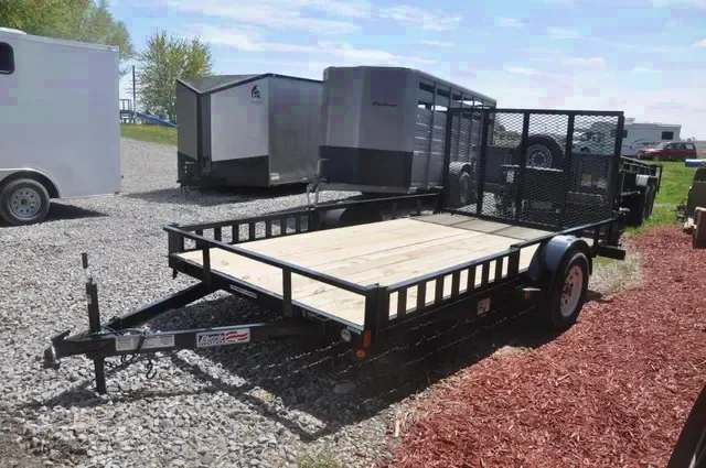12ft Open ATV Trailer w/Wood Decking