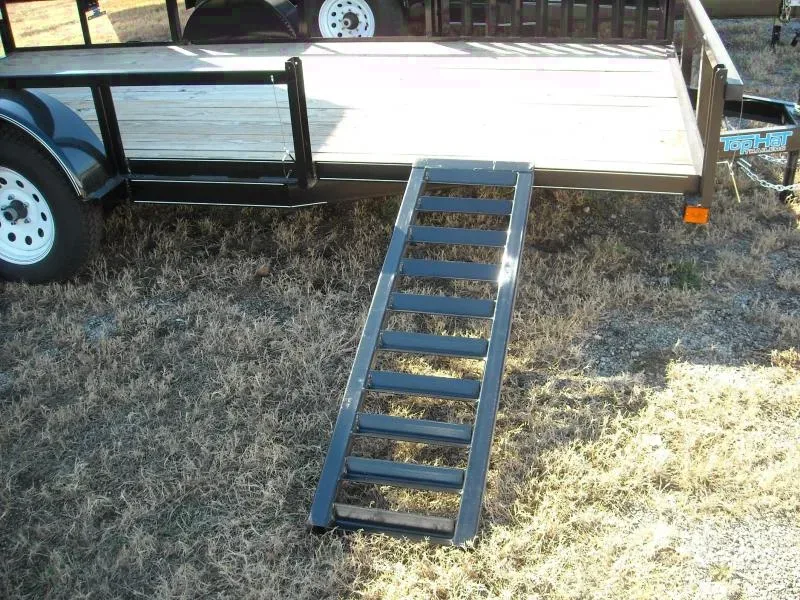 12ft Open ATV Trailer w/Side Ramps