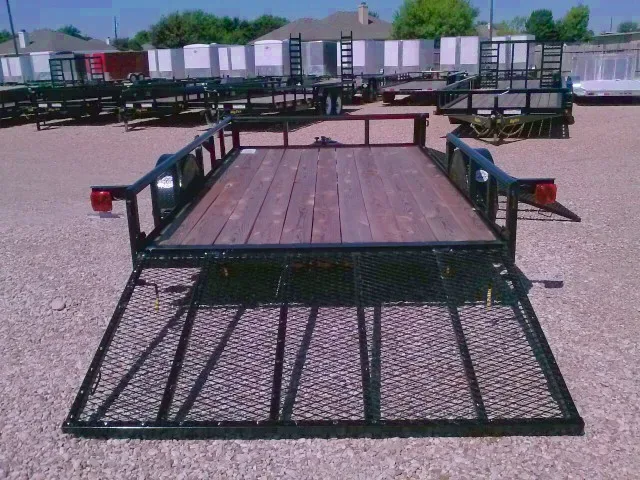 12ft ATV /Utility Trailer w/Side and Rear Ramp Gate