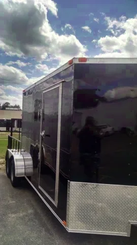 18FT BLACK HYBRID/ATV TRAILER
