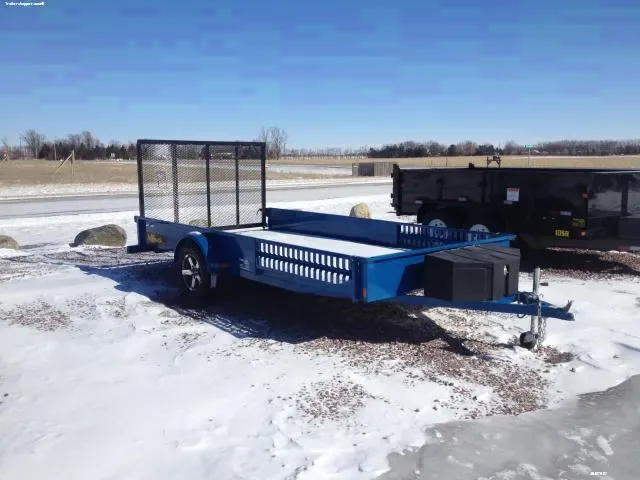 14FT BLUE ATV TRAILER