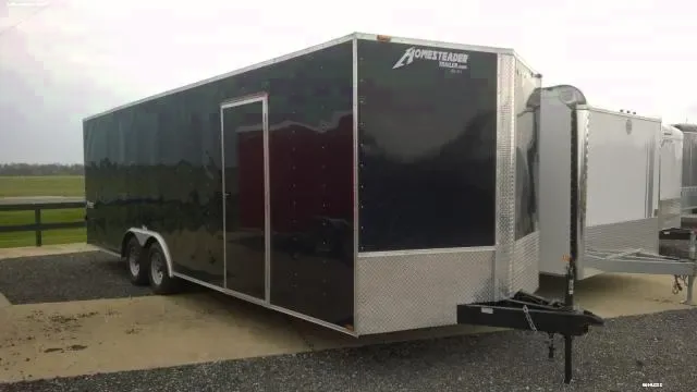 BLACK 24FT WITH 5200LB AXLES