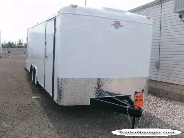 20ft  Car Carrier WHITE With Ramp