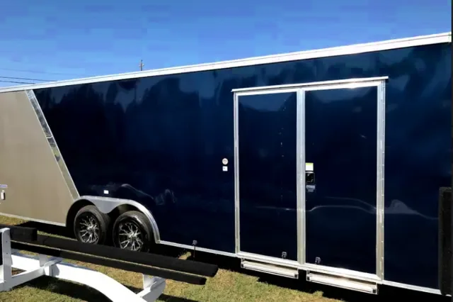 24ft Car / Racing Trailer - TWO TONED FLAT FRONT