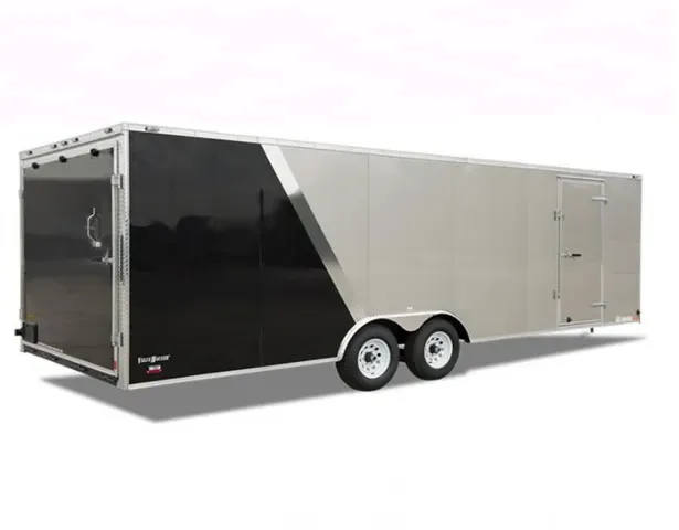 Car / Racing Trailer-Two Tone White and Black 24ft