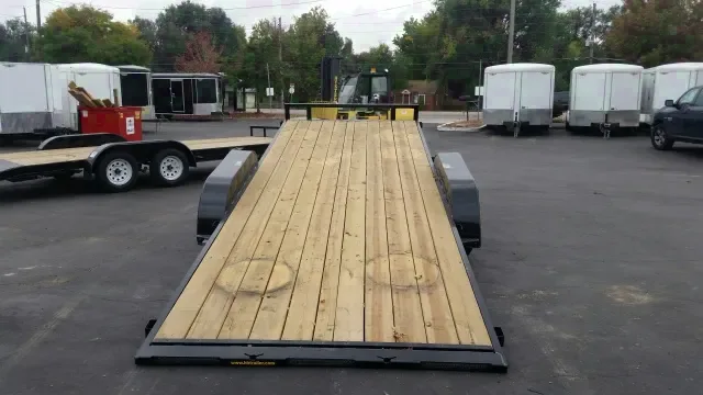 20ft manual tilt bed equipment trailer