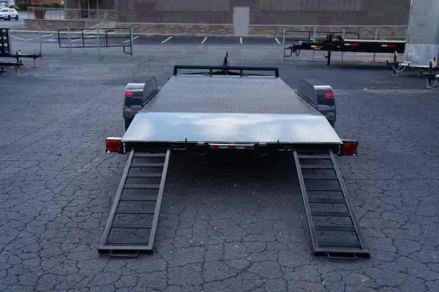 18FT OPEN CAR HAULER..... SOLID DECK