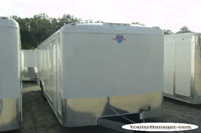 28FT Car  Carrier 10K WHITE With Ramp and Spare