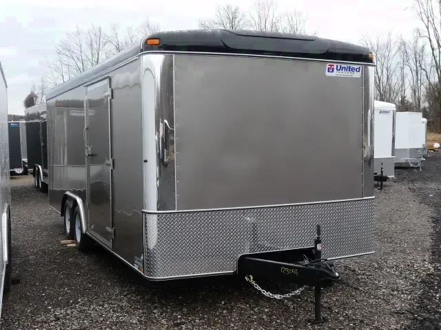 20ft Enclosed Cargo Trailer Pewter