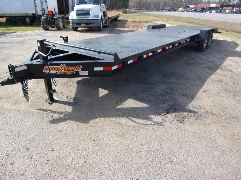 New 2025 Down 2 Earth 34-Foot Bumper Pull Car Carrier