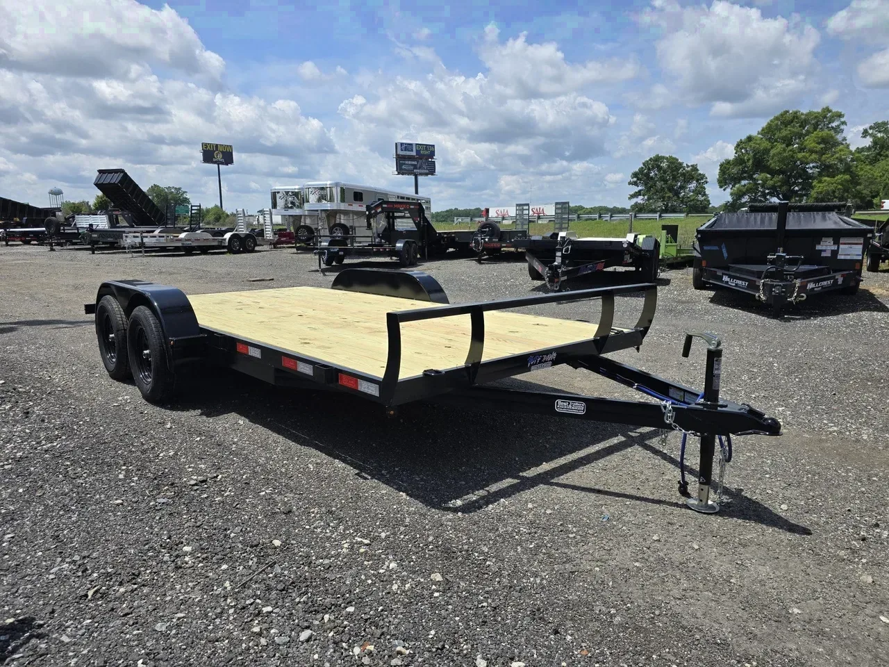 Car Hauler Trailer 2026 6.83X16 Tuff Dawg Trailers 7×16 7K Wood Deck Car Hauler Trailer Economy -dte8216-000132 6.83 ft. x16 ft.