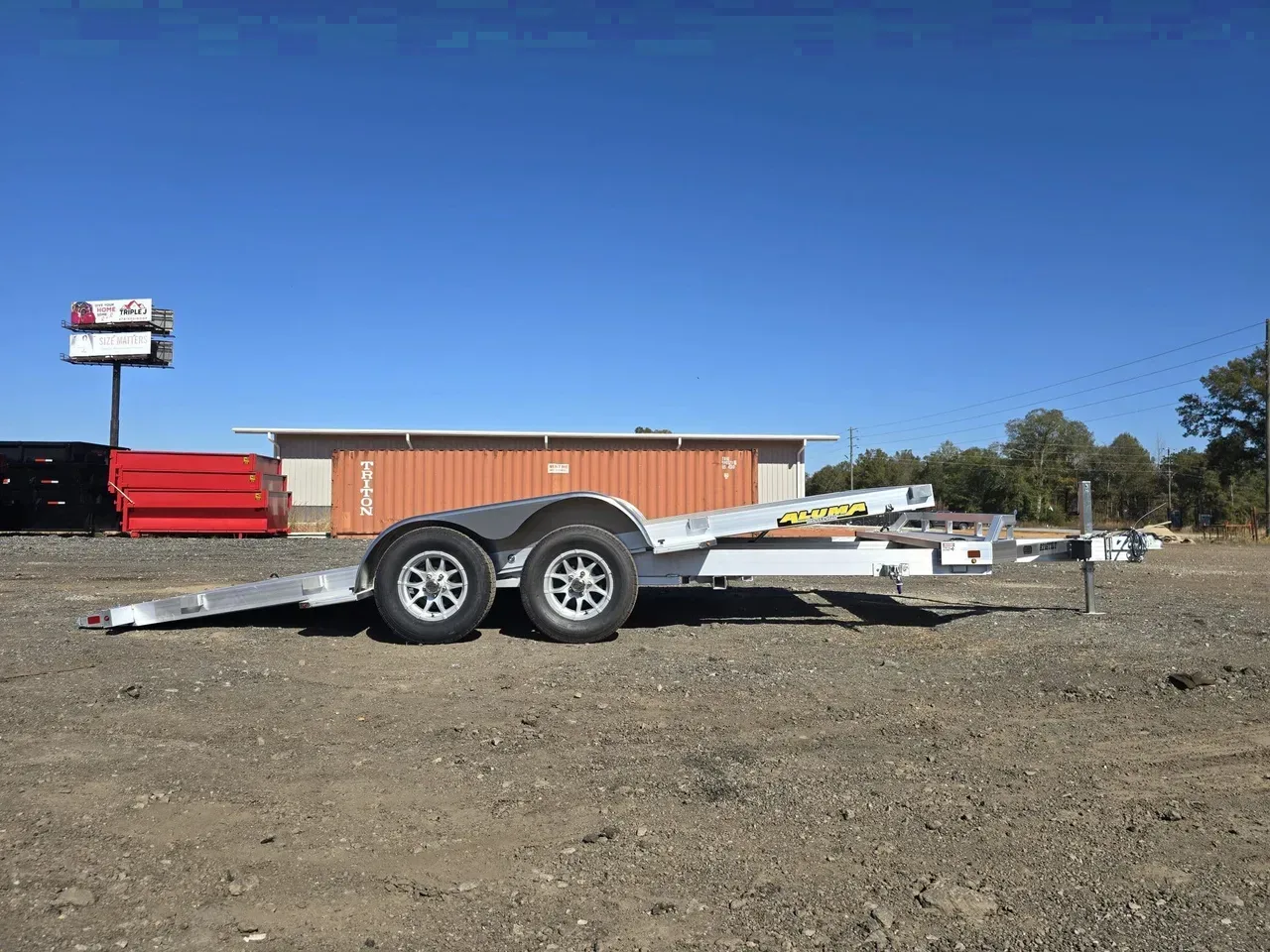 Aluminum 2026 6.83X16 Aluma 8216 Tilt Aluminum Carhauler -alum8216Tilt-312172 6.83 ft. x16 ft.