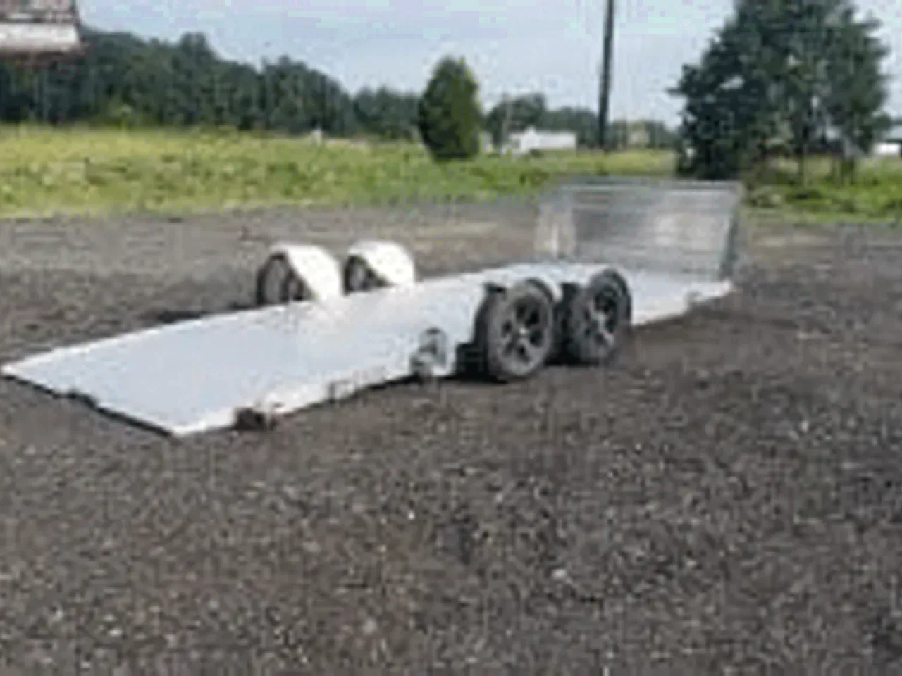 Aluminum 2026 7X20 Timpte 7X20 HD drop deck low profile carhauler trailer ground load -Alum8220-TIMPTE1020TSEZ-003235 7 ft. x20 ft.