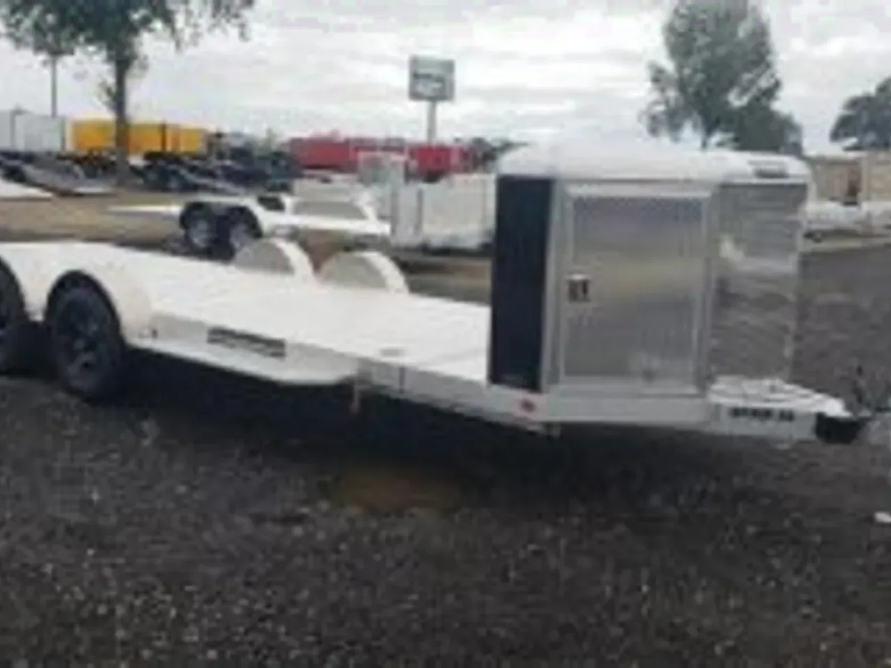 Aluminum 2027 7X20 Aluma 7X20 executive series car hauler trailer aluminum -ALUM8220HXL-TILT-318391 7 ft. x20 ft.