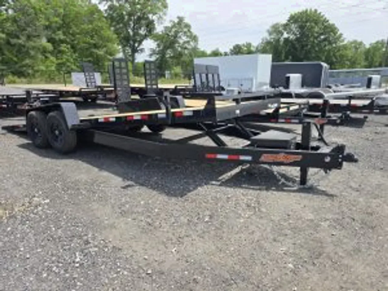 Car Hauler Trailer 2026 7X22 Down 2 Earth Trailers 82X22 Tandem Axle 14K Power Tilt Car hauler Trailer -dte8222-133404 7 ft. x22 ft.