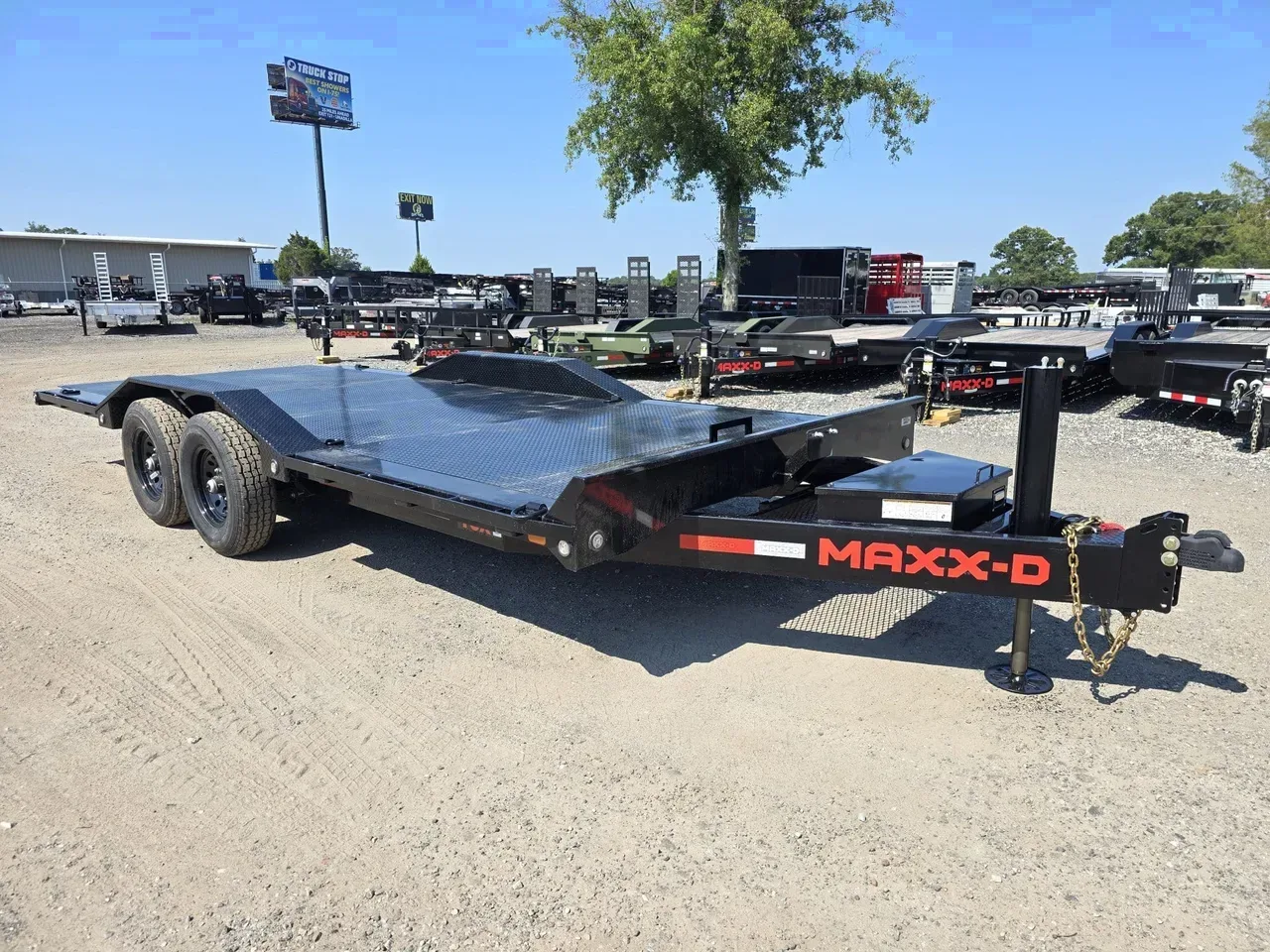 Car Hauler Trailer 2027 8.5X20 MAXXD Trailers 8.5X20 T6X 14K Deck Over Power Tilt Steel Deck Car Hauler Trailer -dte10220-T6X-143593 8.5 ft. x20 ft.