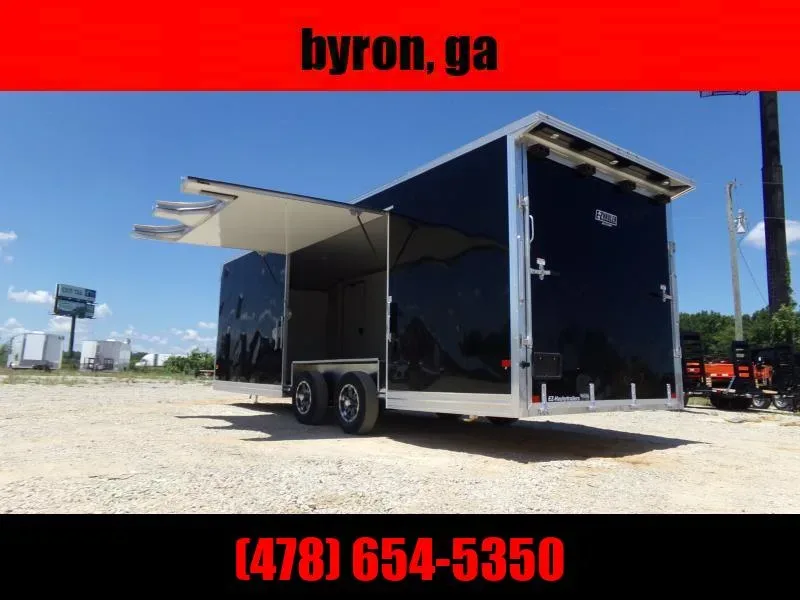 2025 Mission Aluminum 8.5x24 Car Hauler w/ Escape Door - Make Offer