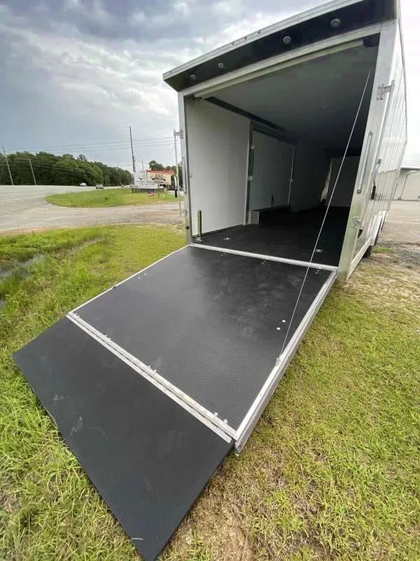 2025 Mission 8.5x28 Spread Axle Enclosed Car Hauler