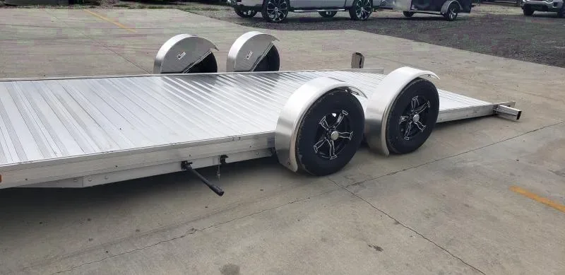 2025 Timpte 8x18 Ground Load Auto Trailer - Premium Aluminum Build