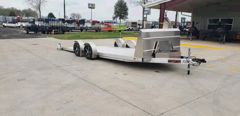 Timpte 7 X 20 drop deck low profile carhauler trailer ground load Car Hauler