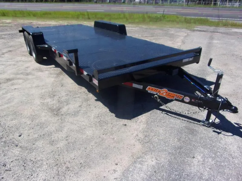 2025 Down 2 Earth 7K Steel Deck Auto Trailer 82x20 in Bonaire, GA