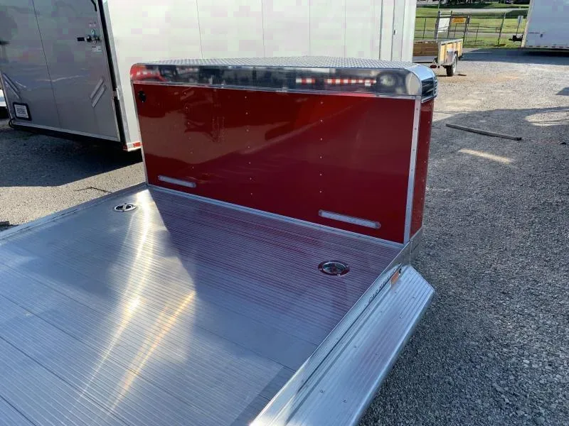 2025 Sundowner Ultra 6.5x22 Red Open Aluminum Car Hauler - Bowling Green, KY