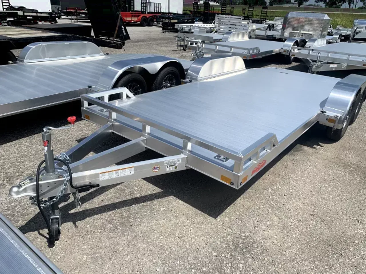026453 - 2025 High Country Trailers 80" x 18' Slide-in Ramps Aluminum Open Car Hauler Car Hauler Trailer