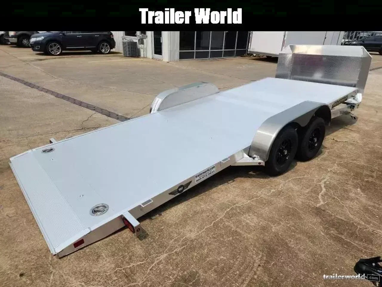 315559 - 2027 Aluma 8218 Anniversary Tilt 82" x 18' Open Car Hauler Car Hauler Trailer