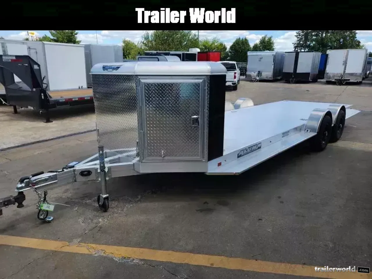 305368 - 2026 Aluma 82" x 22' Slide-in Ramps Car Hauler (2)5200# Axles Car Hauler Trailer