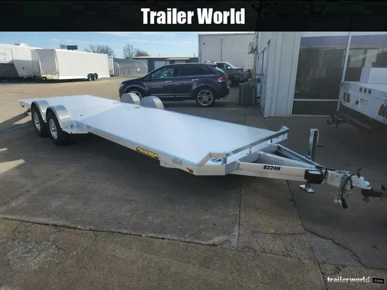 299824 - 2026 Aluma 82" x 24' Heavy Axles Slide-in Ramps Car Hauler Car Hauler Trailer