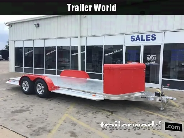 2025 Sundowner 7x17 Aluminum Open Car Hauler Trailer