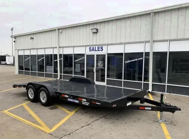 2025 Sure-Trac 7x20 Steel Deck Car Hauler - Black