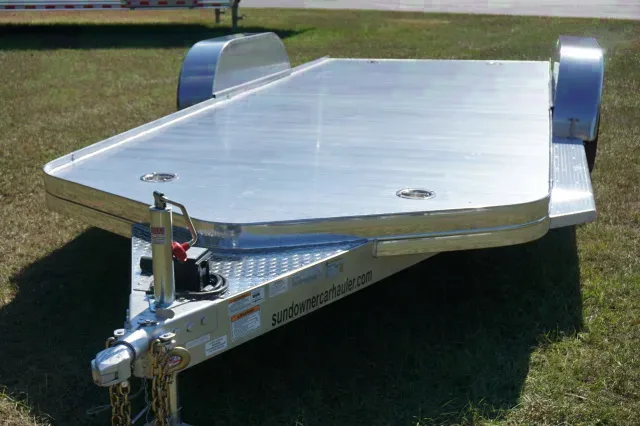 Car Hauler 20ft Open Silver Bumper Pull