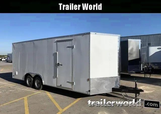 2025 Continental Cargo 8.5x20 V-Nose Enclosed Car Trailer