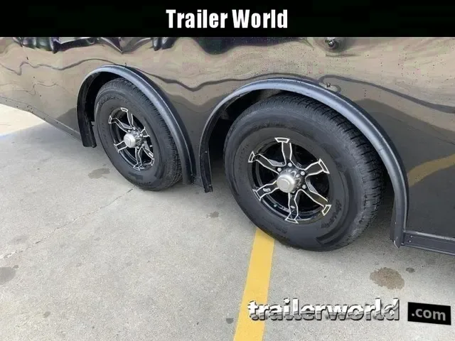 2022 Covered Wagon 8.5x24 Enclosed Car Trailer – Spread Axle for Stability