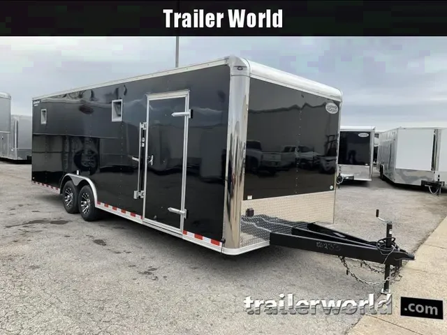 Versatile 2025 Continental Cargo 8.5x24 Black Race Trailer