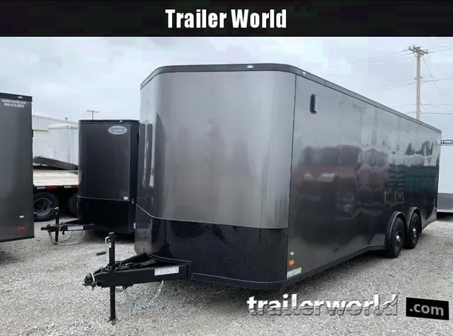 2025 Covered Wagon 8.5x24 Spread Axle Car Trailer