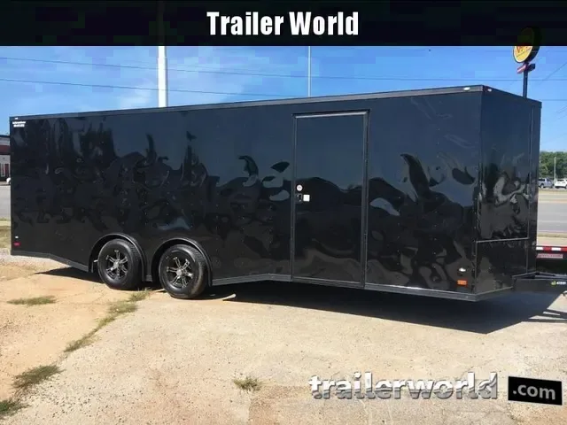 2025 Covered Wagon 8.5x24 Black Out Enclosed Auto Trailer