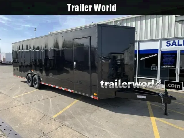 Premium 2022 NationCraft 8.5x28 Enclosed Car / Racing Trailer – Inquire Now!