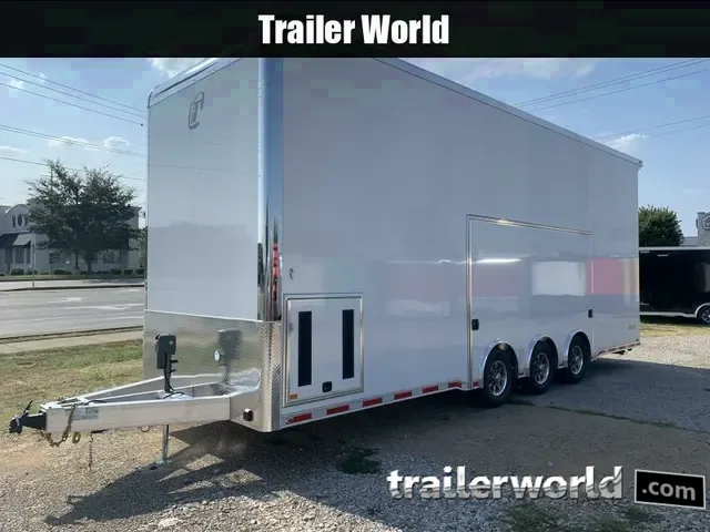 2025 inTech 8.5 X 28'TA STACKER Bumper Pull Auto / Racing Trailer