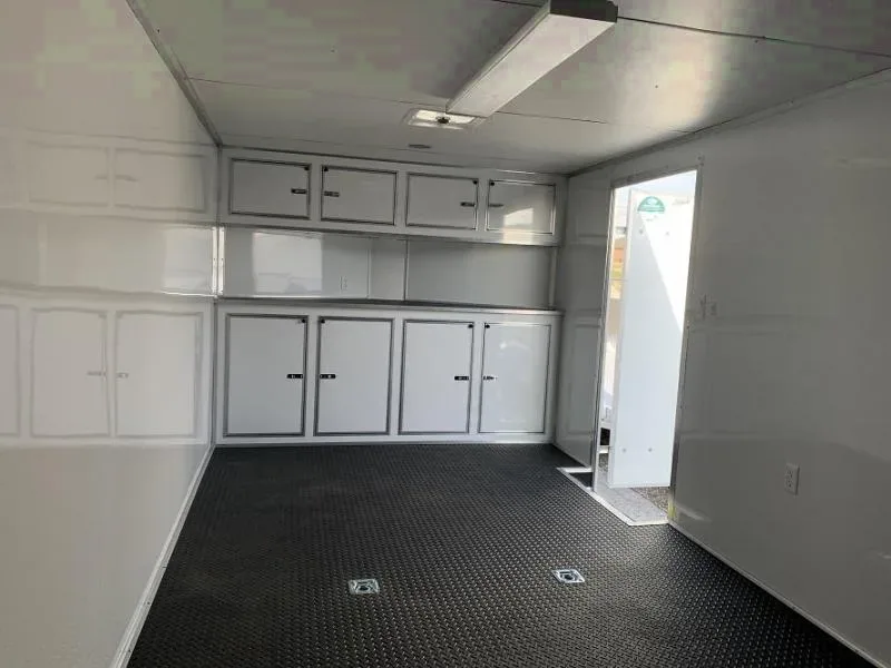 2025 Continental Cargo 8.5x28 V-Nose Enclosed Car Trailer
