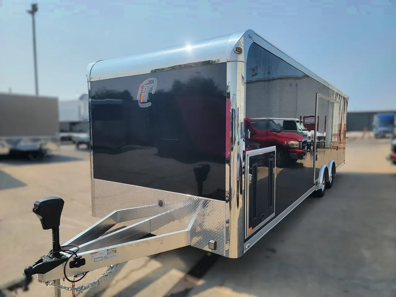 023747 - 2027 inTech Aluminum Car / Racing Trailer 8.5' x 28' Car Hauler Trailer