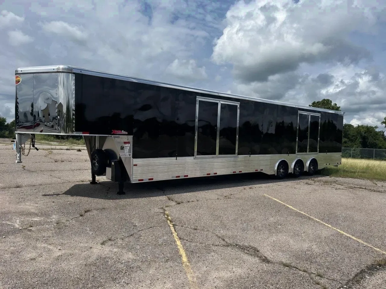CA6629 - 2026 Sundowner Aluminum 48' O.A. Ramp Overs Gooseneck Car Hauler Car Hauler Trailer